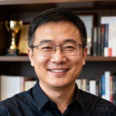 张磊，JRS看球网创始人兼CEO，中年男性戴着眼镜微笑，穿着深色衬衫，背景是办公室书架